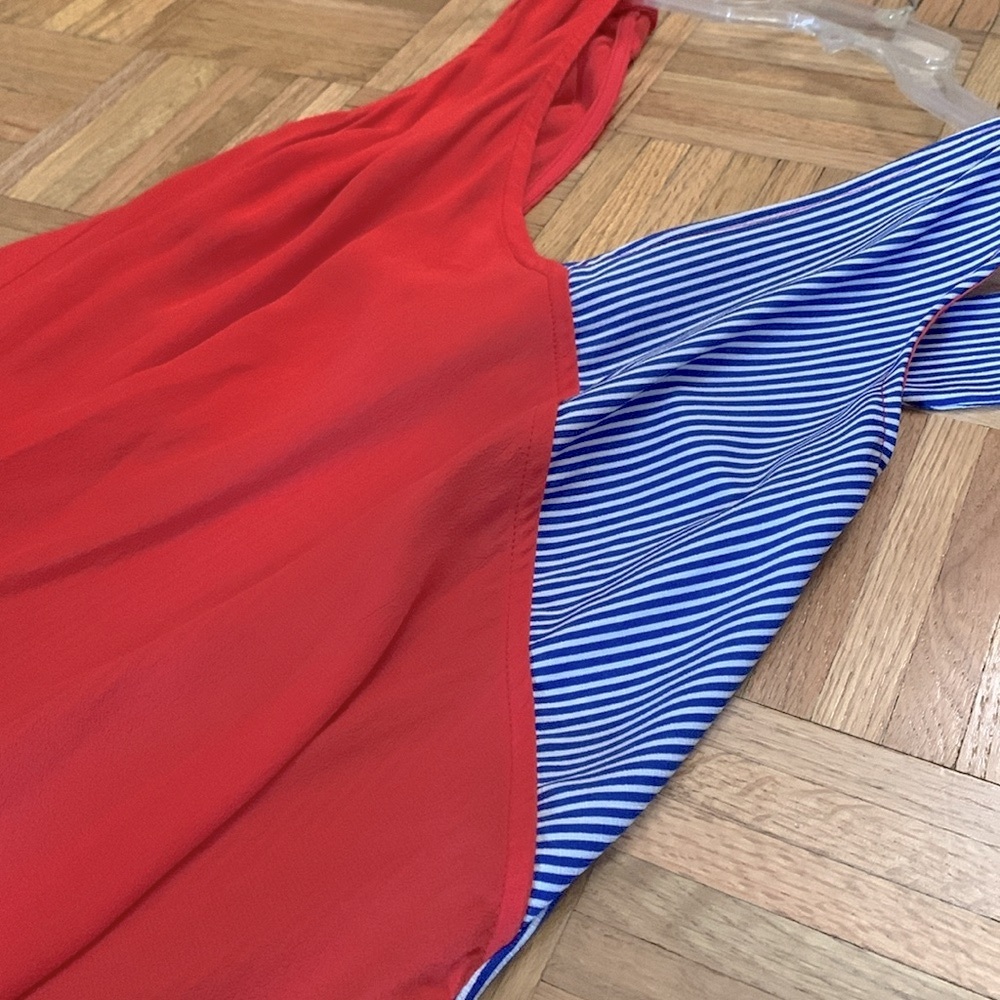 Red White Blue Blousy Tank - NWT SugarFox - Women’s Size Small